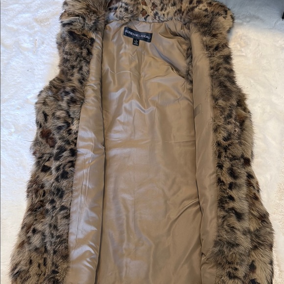 Adrienne Landau Brown and Tan Teddy Jacket - Picture 3 of 3